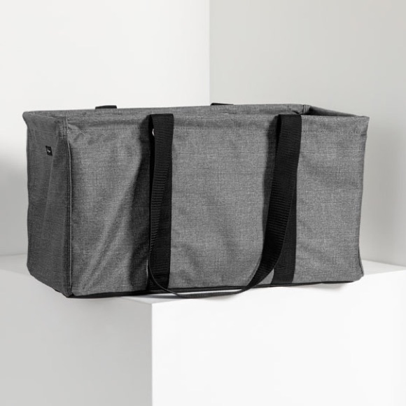 thirty-one Handbags - Charcoal Crosshatch Large Utility Tote